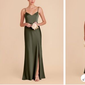 Jay Matte Satin Dress BIRDY GREY